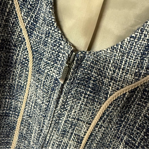 Pendleton Jacket Women 16W Deep V Neck Zip Up Tweed Multicolor Business Casual - Picture 5 of 11